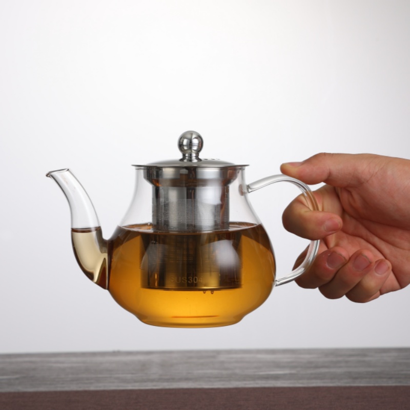 Heat-Resistant Glass Teapot