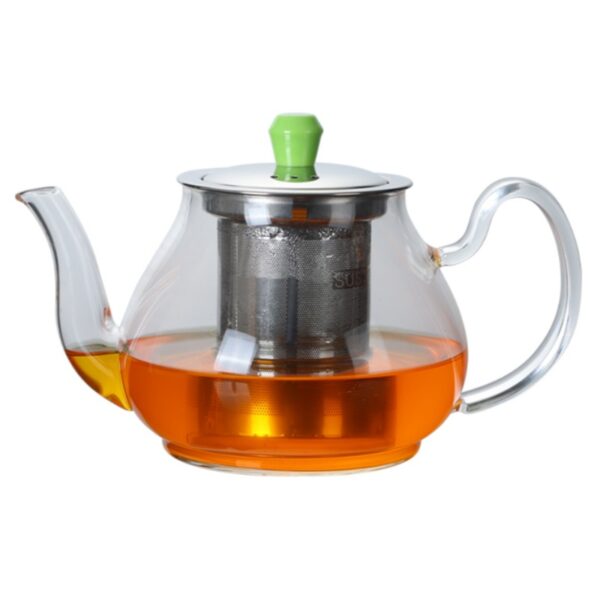 Heat-Resistant Glass Teapot