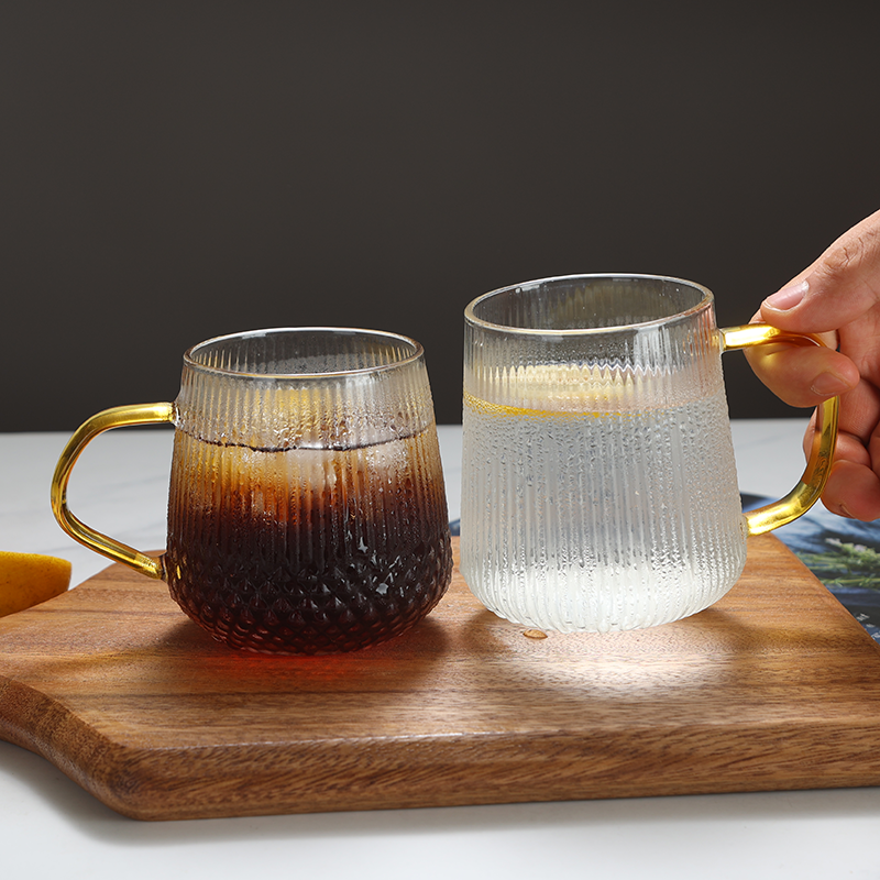 High borosilicate glass cup