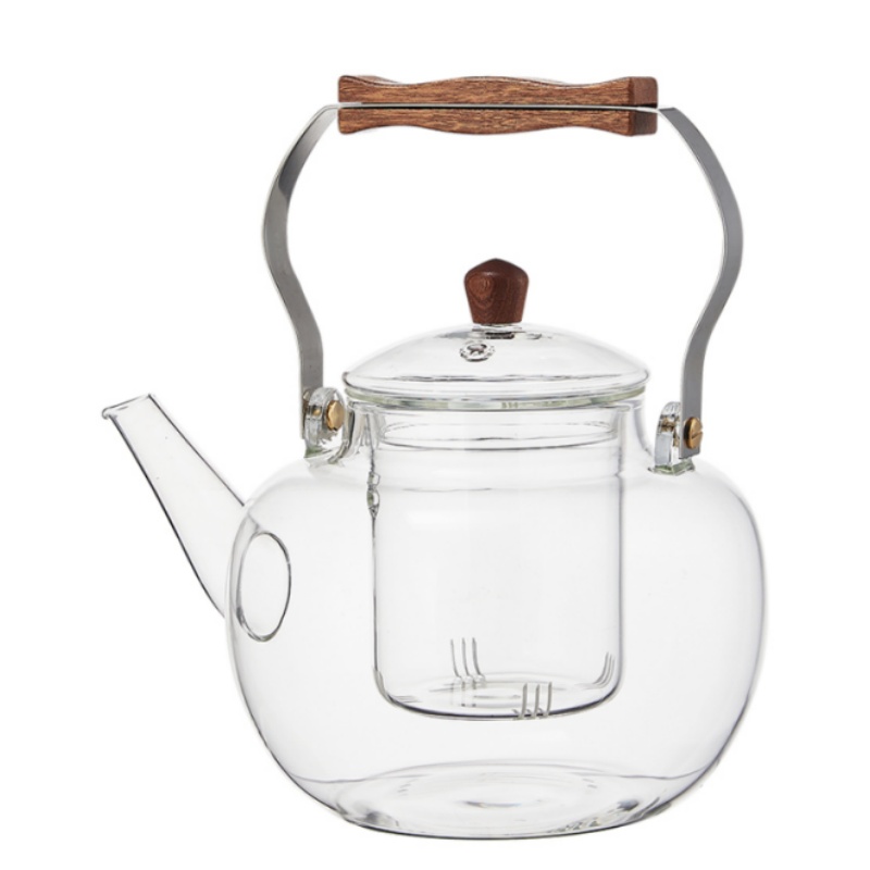 Large Capacity High Borosilicate Glass Teapot